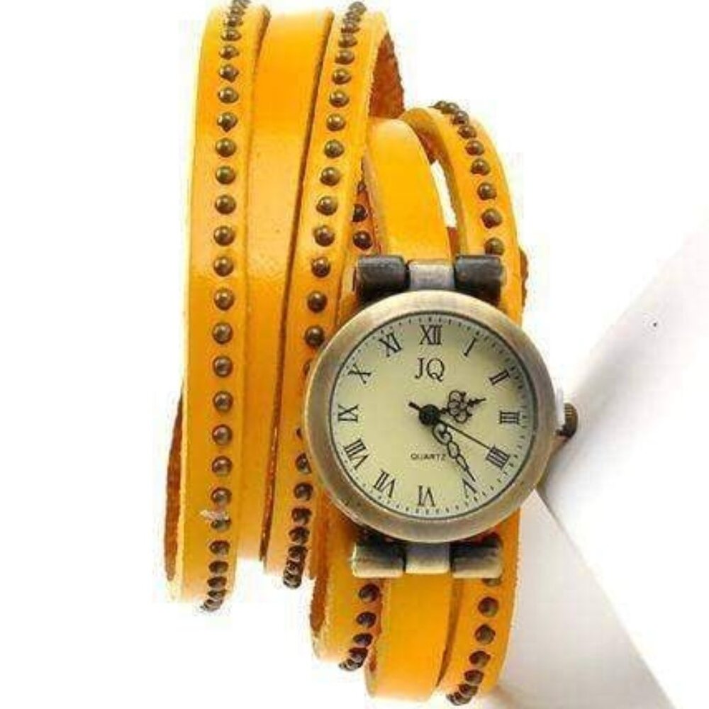 Genuine Leather Quartz Watch/Artisan made strap